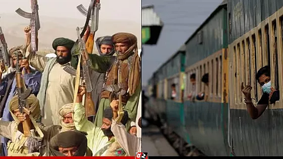 নিরাপত্তাবাহিনীর সদস্যসহ বহু যাত্রী জিম্মি