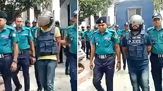 হত্যা মামলার আসামী ৪ পুলিশ সদস্য ট্রাইব্যুনালে হাজির