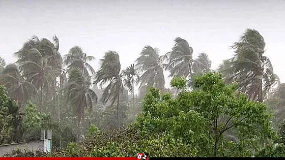 দুপুরের মধ্যে দুই অঞ্চলে ৬০ কি.মি. বেগে ঝড়ের পূর্বাভাস