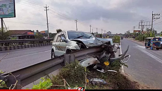 গাড়ির ধাক্কায় শ্রমিক নিহত