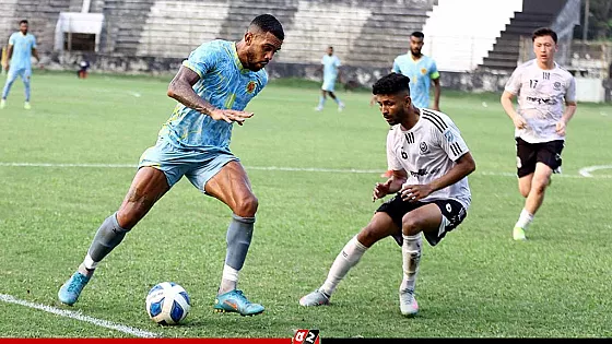 দশ জনের মোহামেডান রুখে দিল আবাহনীকে