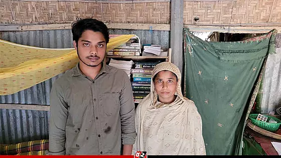 বিশ্ববিদ্যালয়ে চান্স পেয়েও অর্থাভাবে ভর্তি অনিশ্চিত ময়নুলের