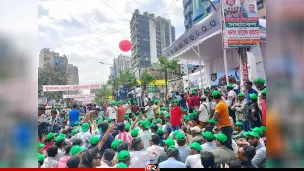 বিএনপির ‘তারুণ্যের সমাবেশে’ নেতাকর্মীদের ঢল
