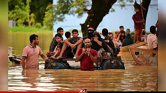 ২-৩ দিনের মধ্যে দেশের ৬ জেলায় বন্যার শঙ্কা