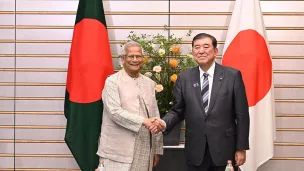 জাপানের প্রধানমন্ত্রীর সঙ্গে প্রধান উপদেষ্টার বৈঠক 