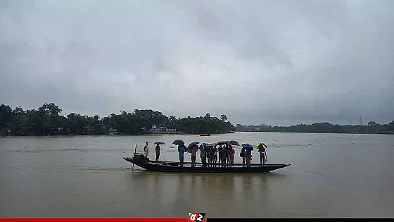 বৃষ্টি কমলেও বাড়ছে সুরমা নদীর পানি