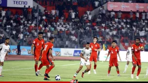 সিঙ্গাপুরের বিপক্ষে ২-১ গোলে বাংলাদেশের হার