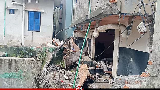 গ্যাস লিকেজ থেকে বিস্ফোরণ, দগ্ধ ৬