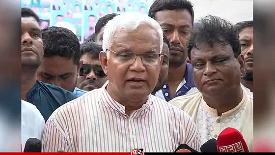 নির্বাচন প্রশ্নবিদ্ধ হলে প্রতিদ্বন্দ্বী দলগুলো সরে যাবে : ডা জাহিদ