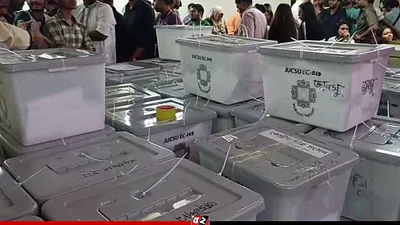 জাকসু নির্বাচনে এখনও কেন্দ্রীয় সংসদের ভোট গণনা শুরু হয়নি