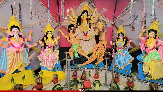 ফুলবাড়ীতে ৭৩ পূজা মন্ডপে উৎসব মুখর পরিবেশে শারদীয় দুর্গোৎসব শুরু