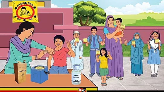 দেশজুড়ে টাইফয়েড টিকাদান কর্মসূচি শুরু