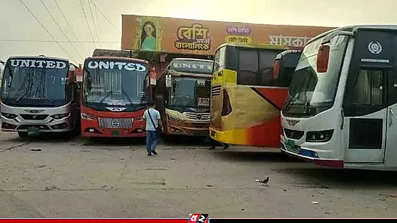 ঢাকা-ময়মনসিংহ রুটে অনির্দিষ্টকালের জন্য বন্ধ বাস চলাচল