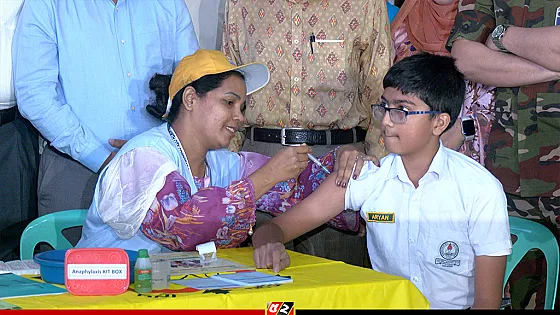 প্রতিদিন ৭২ হাজার শিশুকে টাইফয়েড টিকা দেবে ডিএনসিসি
