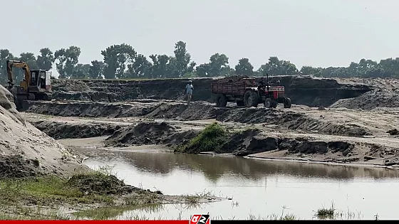 নদ খননের আড়ালে বালু লুট, ফসলিজমি হারাচ্ছেন কৃষকরা   
