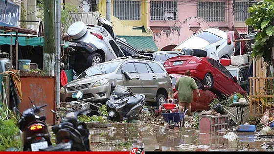টাইফুন কালমেগির আঘাতে নিহত ৬৬