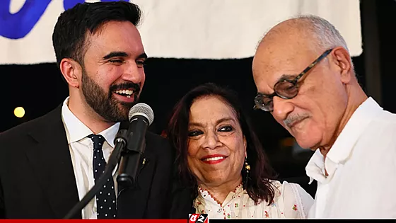 বাবা-মা’র প্রতি কৃতজ্ঞতা জানালেন মামদানি