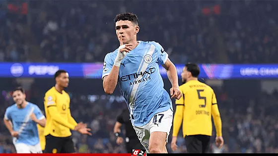 হালান্ড-ফোডেনের ঝলকে ডর্টমুন্ডের বিপক্ষে ম্যানসিটির দাপুটে জয় 