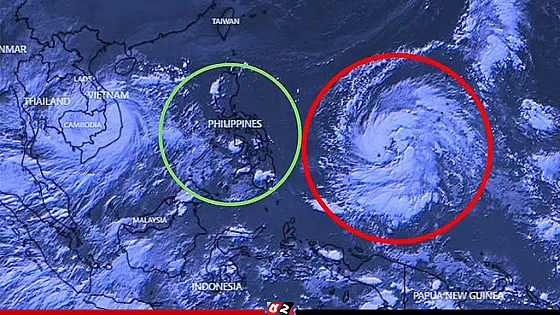 ‘কালমায়েগি’র পর ফিলিপাইনে ধেয়ে আসছে  টাইফুন ‘ফাং-ওং’  