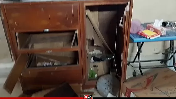 সাবেক রাষ্ট্রপতির বাড়িতে হামলা-ভাঙচুর