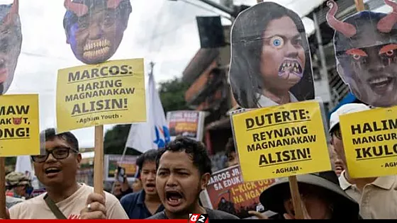 ফিলিপাইনে বিক্ষোভের মুখে দুই মন্ত্রীর পদত্যাগ