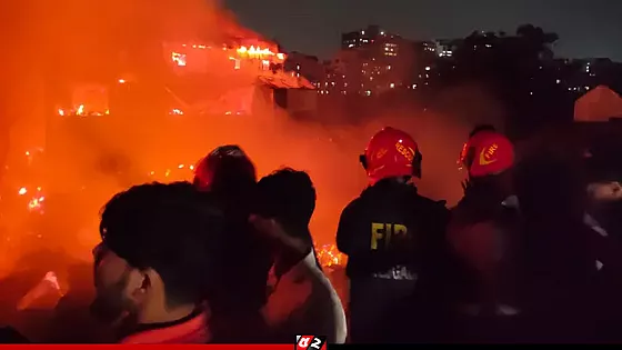 কড়াইলে পানি সংকট, আগুন নিয়ন্ত্রণে ১৬ ইউনিট