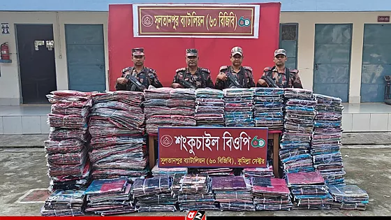 বিজিবির অভিযানে আড়াই কোটি টাকার ভারতীয় পণ্য জব্দ