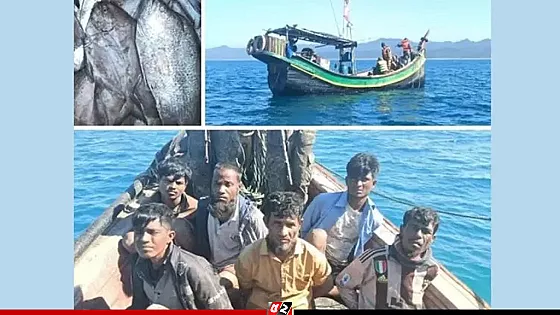 দুই ট্রলারসহ ১২ জেলেকে ধরে নিয়ে গেছে আরাকান আর্মি