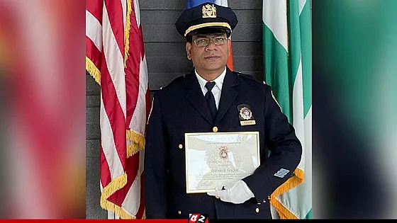 নিউইয়র্ক পুলিশের প্রথম দক্ষিণ এশীয় লেফটেন্যান্ট কমান্ডার বাংলাদেশি শামসুল