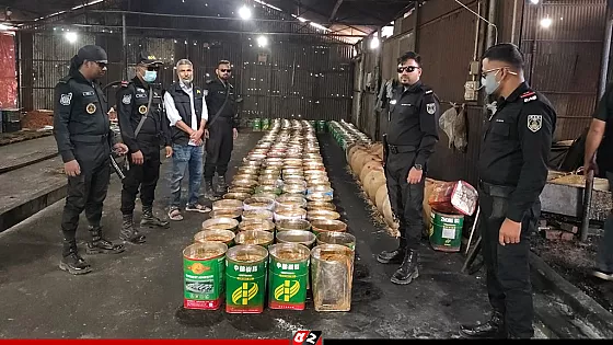 ধামরাইয়ে বিপুল ভেজাল গুড়ের রাসায়নিক উপাদান উদ্ধার