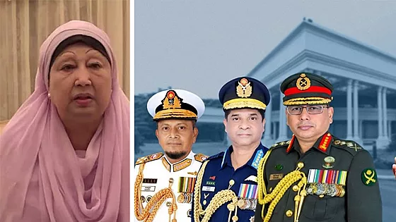 খালেদা জিয়াকে দেখতে হাসপাতালে তিন বাহিনী প্রধান