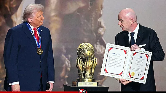 প্রথম ‘ফিফা শান্তি পুরস্কার’ পেলেন ডোনাল্ড ট্রাম্প