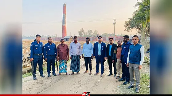 অনুমতি ছাড়া ইট তৈরি, ইটভাটাকে অর্থদণ্ড