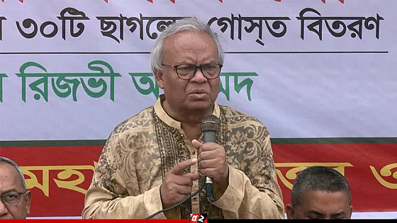 বক্তব্যের জন্য দুঃখ প্রকাশ করলেন রিজভী