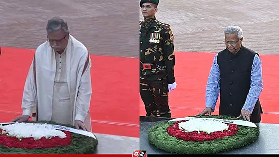 শহিদ বুদ্ধিজীবী দিবসে রাষ্ট্রপতি ও প্রধান উপদেষ্টার শ্রদ্ধা   