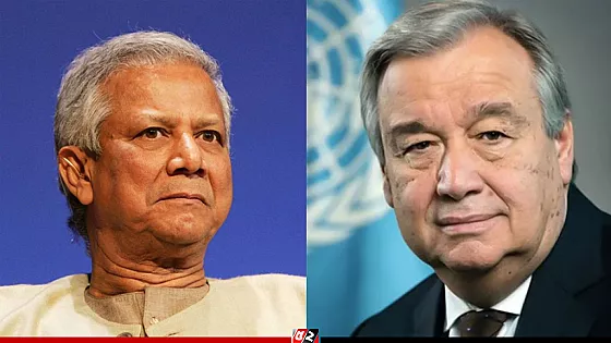 প্রধান উপদেষ্টাকে জাতিসংঘ মহাসচিবের ফোন