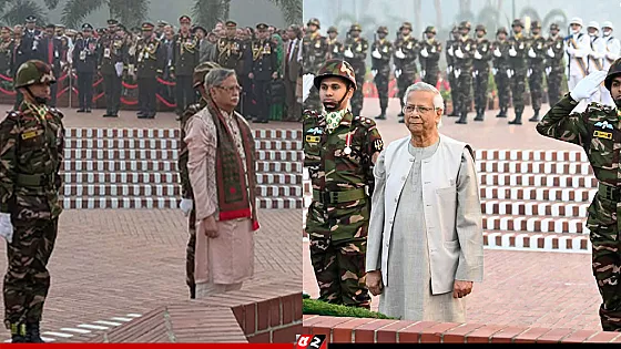 জাতীয় স্মৃতিসৌধে শহীদদের প্রতি রাষ্ট্রপতি ও প্রধান উপদেষ্টার শ্রদ্ধা