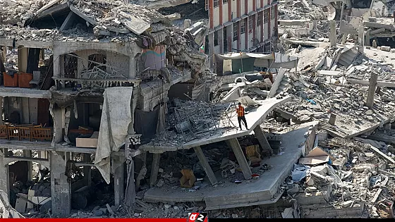 গাজায় এক ভবনের ধ্বংসস্তূপে মিলল ৪৫ মরদেহ