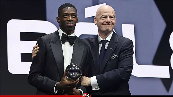 ফিফার বর্ষসেরা ফুটবলার উসমান দেম্বেলে