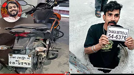 হাদিকে হামলায় ব্যবহৃত মোটরসাইকেল, হেলমেট ও ভুয়া নম্বর প্লেট উদ্ধার