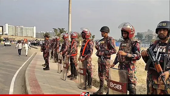 রাজধানীর গুরুত্বপূর্ণ এলাকায় বিজিবি মোতায়েন, নিরাপত্তা জোরদার   