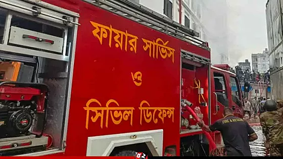 রাজধানীতে ফার্নিচার কারখানায় ভয়াবহ আগুন