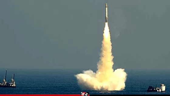 পারমাণবিক সাবমেরিন থেকে ক্ষেপণাস্ত্র পরীক্ষা চালাল ভারত