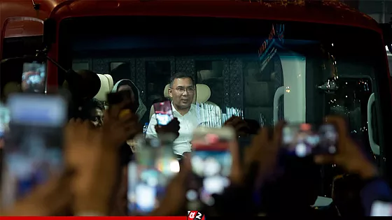 শহীদদের স্মরণে জাতীয় স্মৃতিসৌধে তারেক রহমান