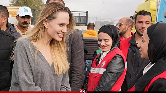 রাফাহ সীমান্ত পরিদর্শন করলেন অ্যাঞ্জেলিনা জোলি