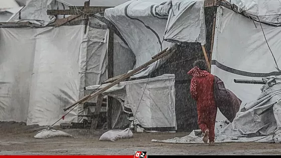 গাজায় তীব্র শীতে ২১ শিশুসহ ২৪ জনের মৃত্যু