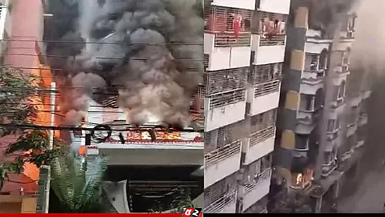 রাজধানীতে বহুতল ভবনে আগুনে নিহত বেড়ে ছয়
