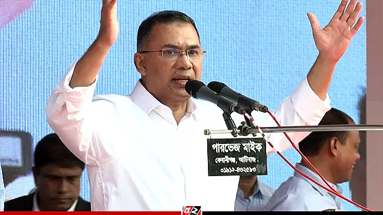 আজ রাজধানীর ৬ স্থানে তারেক রহমানের জনসভা   