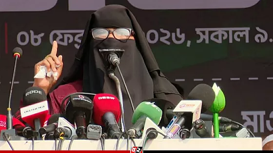 হাদির ভুয়া বোন সেজে নাহিদের পক্ষে ভোট চাইলেন নারী