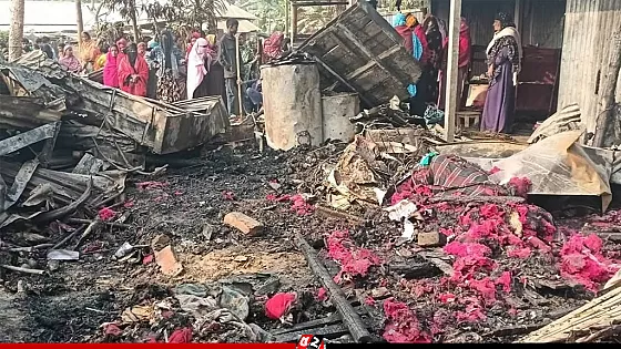 আগুন থেকে সন্তানকে বাঁচাতে গিয়ে মা-মেয়ের মৃত্যু 